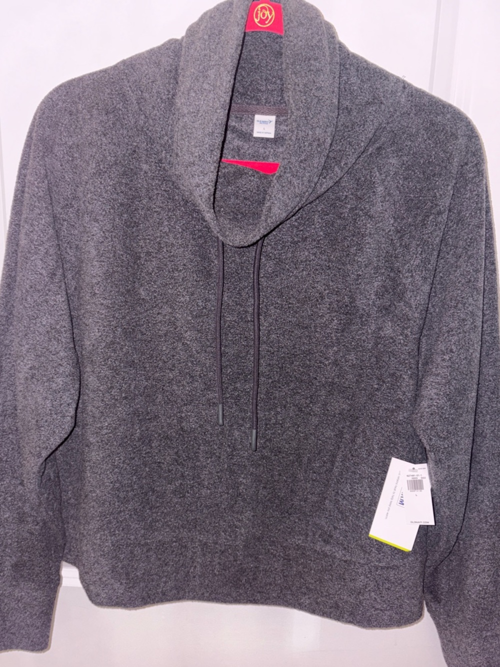 OLD NAVY Cozy Gray Cowl Neck Pullover Sweater